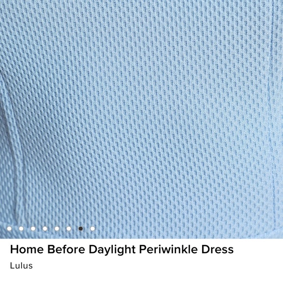 *SOLD* Lulus periwinkle home before daylight dress size S - Picture 2 of 8